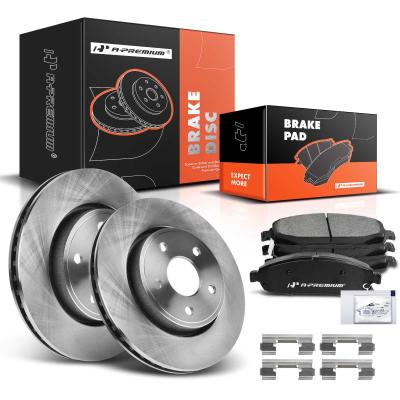 China Front Disc Brake Rotors & Ceramic Brake Pads for Jeep Grand Cherokee 2005-2010 for sale