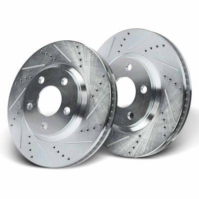 China Front Drilled Brake Rotors for Chevy Impala Buick LeSabre Olds Cadillac for sale