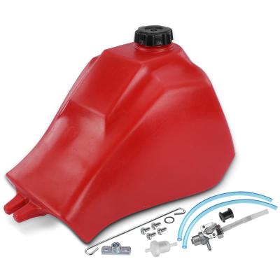 China Red Fuel Tank with Cap & Fuel Petcock for Honda ATC185 1980 ATC200 1981-1983 for sale