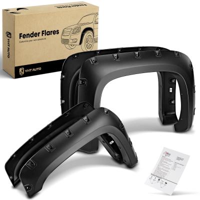 China 4x Front & Rear Pocket Style Fender Flare for Chevrolet Silverado 1500 HD 07-14 for sale
