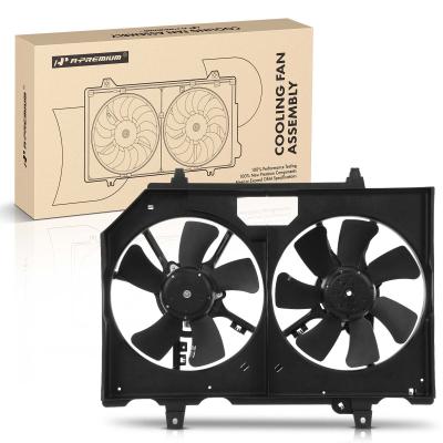 China Engine Radiator Cooling Fan Assembly with Shroud for Nissan X-Trail 04-13 2.5L for sale