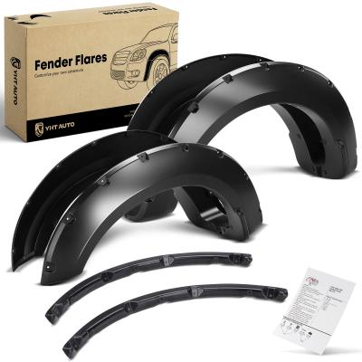 China 4x Front & Rear Pocket Style Fender Flare for Ford F-250 F-350 Super Duty 17-21 for sale