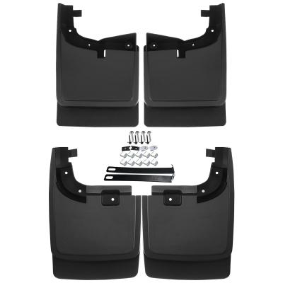 China Mud Flaps Splash Guards without Fender Flares for Ford F-250 F-350 Super Duty 17-18 for sale