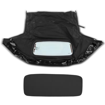 China Black Convertible Soft Top with Glass Window & Rain Rail for Mazda Miata for sale