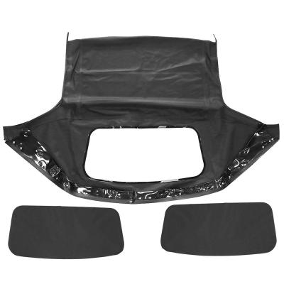 China Convertible Soft Top with Plastic Rear Window for Mazda Miata 1990-2005 Black for sale
