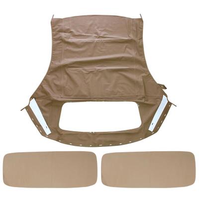 China Convertible Soft Top with Plastic Window for Ford Mustang 1994-2004 Tan for sale