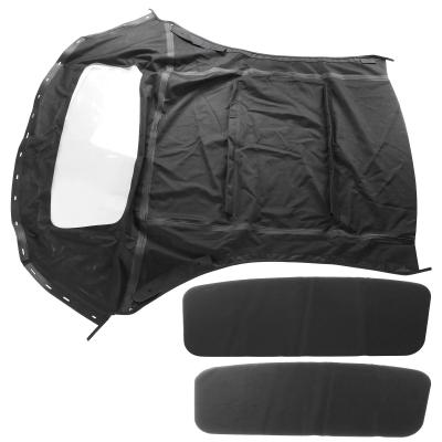 China Convertible Soft Top with Plastic Window for Ford Mustang 1994-2004 2 Door Black for sale