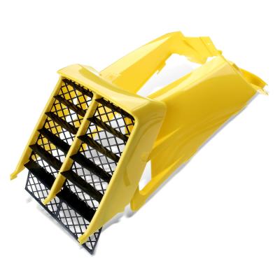 China Yellow Plastic Gas Tank Side Covers with Grill for Yamaha Banshee 350 YFZ350 for sale