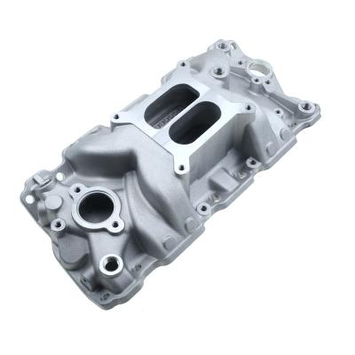 China Dual Plane High Rise Intake Manifold for Chevy SBC V8 305 327 350 400 1957-1986 for sale