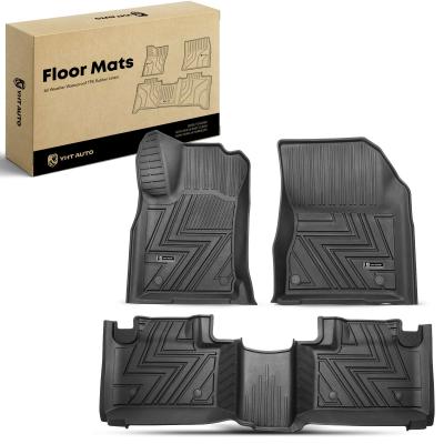 China 3x Front & Rear Black Floor Mats Liners for Jeep Grand Cherokee WK Dodge Durango for sale