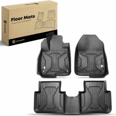 China 3x Front & Rear Black Floor Mats Liners for Honda CR-V 2017-2022 TPE for sale