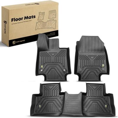 China 3x Front & Rear Black Floor Mats Liners for Toyota RAV4 2019 2020 2021 2023 TPE for sale