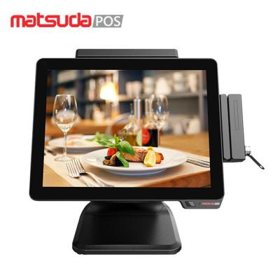 China Matsuda Black 15 Inch All In One Retail POS System for sale