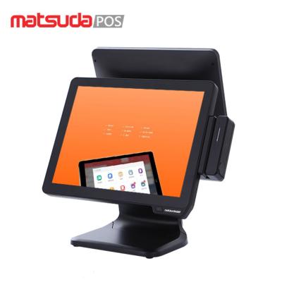 China 15 Inch Dual Capacitive Electronic Supermarket Pos System for sale