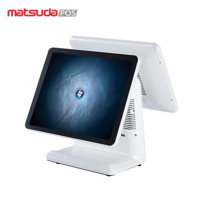 China Capacitive 17 Inch Dual Screen Pos Computer Billing Machine for sale
