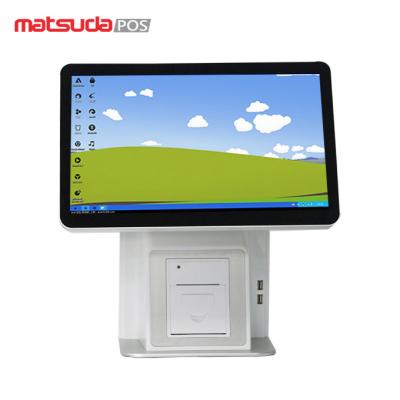China Multifunction Dual Screen Touch Windows POS Machine for sale
