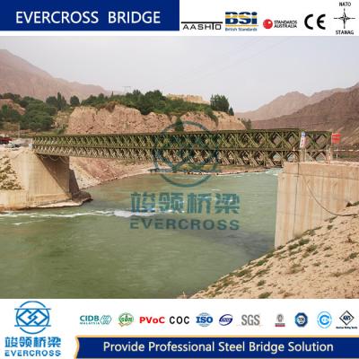 China ZB200 Puente de acero de 100 pies / doble truss de un solo piso DS instalado rápidamente en venta