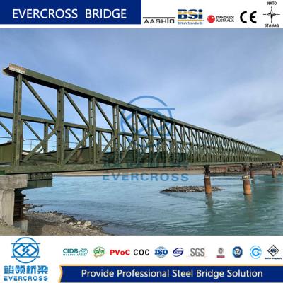China Compact 200 30.48m Single Truss Single Storey Bailey Bridge With Simple Structure for sale
