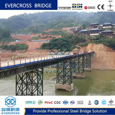 Chine 321-type Bailey pont à poutre trois rangées de renforcement à couche unique OEM à vendre