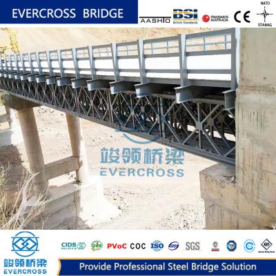 China Puente Mabey 200 Bailey Puente de acero portátil único cuadruple ODM en venta