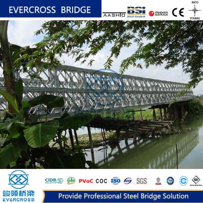 China Acrow 700XS Compact 200 Bailey Bridge Double Deck Q355B With Single Lane for sale