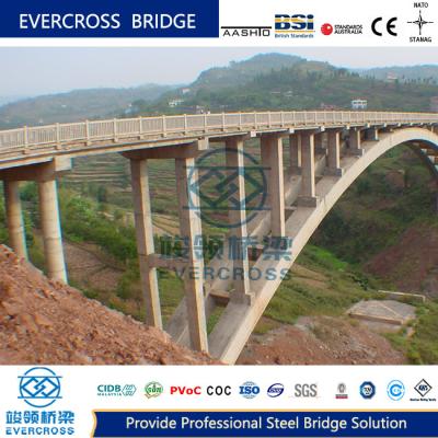 China Puente de arco de acero de sola envergadura OEM Puentes compuestos de acero y hormigón en venta