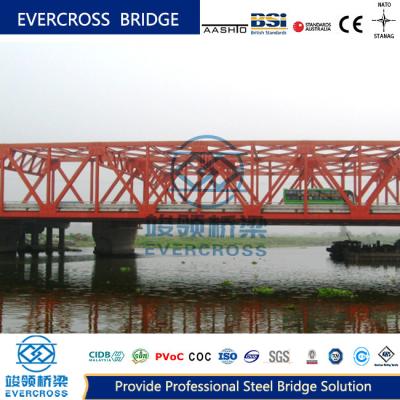 China Permanent Steel Truss Bridge / Steel Frame Bridge With High Strength for sale