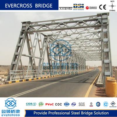 China Puente profesional de acero de tramo Puente de acero de hormigón instalado rápidamente en venta