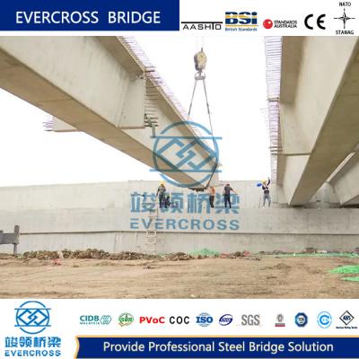 China Ponte de vigas de aço de alta rigidez Material instalado rapidamente Aço pré-fabricado à venda