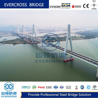 China Customized Cable Stage Bridge High Strength Diagonal Cable Supported Bridge for sale
