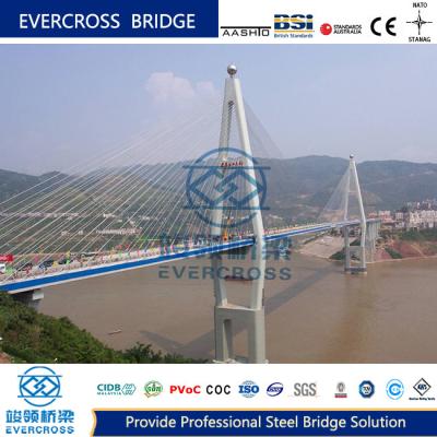 China Painted Cable Suspended Bridge Long Life Cable Straight Bridge OEM for sale