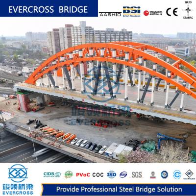 Китай Настраиваемый стальной арки мост разнообразный дизайн стальной бетонный мост продается