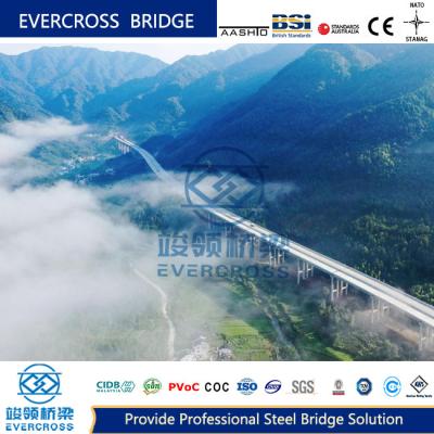 Chine Pont en acier composite sur mesure haute résistance et durabilité acier préfabriqué à vendre