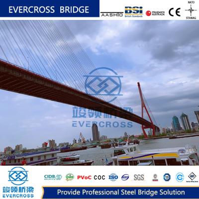 China Puente de vigas compuestas de estructura flexible y rígida Puente de carretera de acero en venta