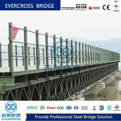 Китай Префабрикованный стальной мост Бейли Экономический стальной бетонный мост продается