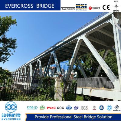 China Hot Dip Galvanized Truss Bridge Construction OEM Modern Truss Bridge for sale