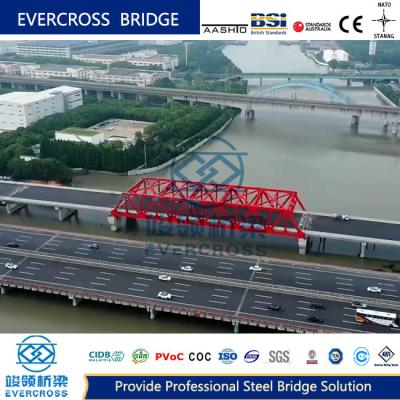 Chine Construction Pont en acier préfabriqué à portée moyenne Pont Bailey en acier à vendre