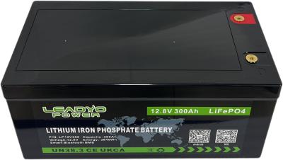 China Smart Marine Lithium ion Battery 12V 300Ah Boat Deep Cycle Lifepo4 Batteries with BMS for sale