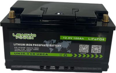 China Litio Ion Rechargeable Battery 100Ah 120Ah del remolque de campista de Off Road 12v en venta