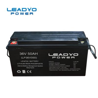 Chine 36 lithium adapté aux besoins du client Ion Battery de la batterie 50Ah LFP de chariot élévateur de volt 480X170X240mm à vendre