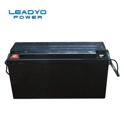 China LiFePO4 12 Volt Deep Cycle Solar Battery 200 Amp Hours Screwable Case for sale