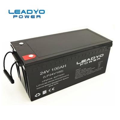 China 100ah 24V Lithium Ion Deep Cycle Battery For Renewable Energy And Marine for sale