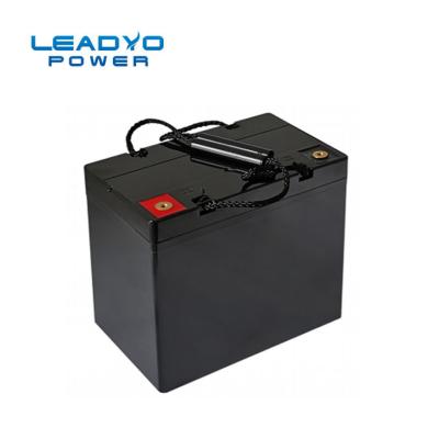China EPS 12V 50ah Lithium Ion Battery Rechargeable LiFePO4 Battery With BMS for sale