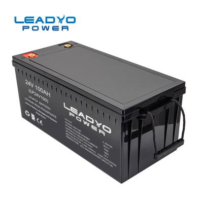 China Bluetooth 24V 100ah Lithium Ion Battery LiFeP04 Waterproof For E Boat Yachts for sale