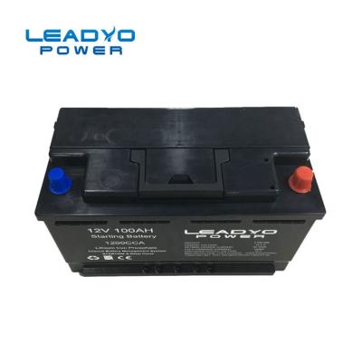 China 100Ah LiFePO4 Cranking Battery 12V Dual Purpose Lithium Marine Battery For Boat for sale