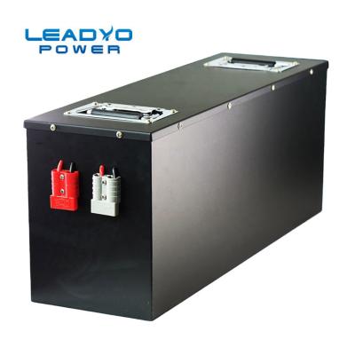 China Lightweight 24V 60ah Lithium Battery AGV LiFePO4 Battery built in smart bluetooth for sale
