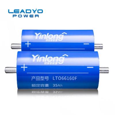 China 2.3V 35AH Lithium Battery Cells Original Yinglong A Grade Lithium Titanate Battery for sale