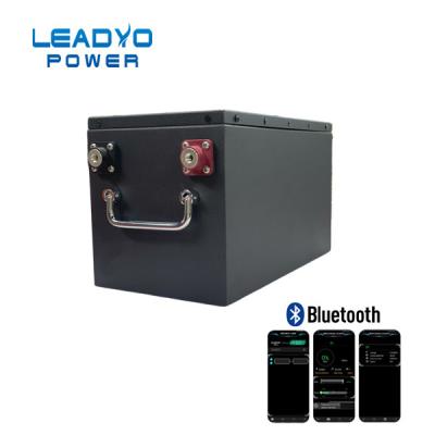 中国 金属の箱のBluetoothのリチウム電池深い周期Lifepo4電池のパック12V 100ah 販売のため