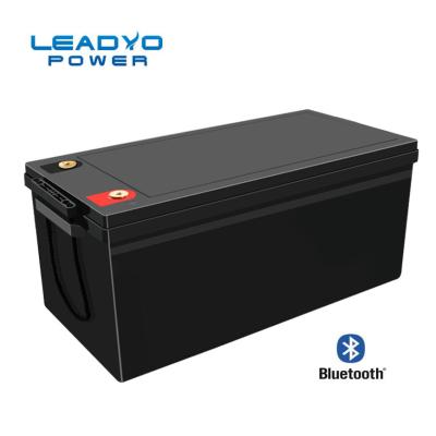 China 12V 300Ah Lithium Iron Lifepo4 Deep Cycle Battery With Custom Made BMS for sale