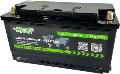 China Bluetooth LiFePO4 lithium Iron Phosphate Battery 12V 100Ah With BMS for sale